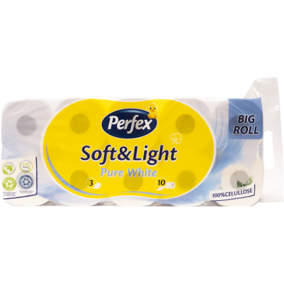 Perfex Pure White toalett papír 3 rétegű 10 tekercs