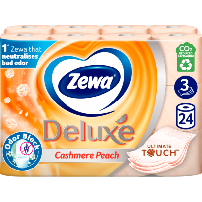 Zewa Deluxe Cashmere Peach 3 rétegű toalettpapír 24 tekercs