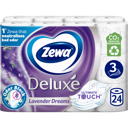 Zewa Deluxe Lavender Dreams toalettpapír 3 rétegű 24 tekercs