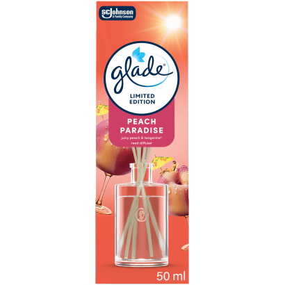 Glade Reed Diﬀuser fapálcás illatosító - Peach Paradise S26 50ml