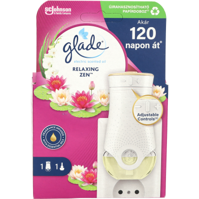 Glade Relaxing Zen elektromos légfrissítő készülék 20 ml