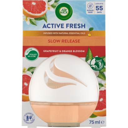 Air Wick Active Fresh Grapefruit és narancsvirág légfrissítő gömb 75 ml