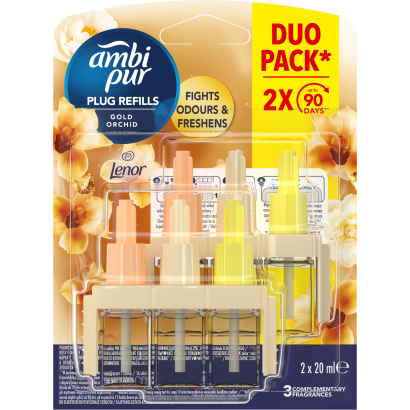 Ambi Pur 3Volution Gold Orchid Elektromos Illatpárologtató-utántöltő, 40ml
