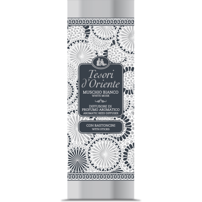 Tesori d’Oriente Reed diffuser illatosító White musk 200ml