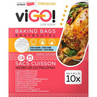 VIGO! Sütőzacskó, MIX, 10db, box