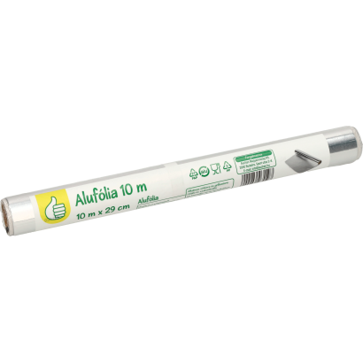 Alufólia 10m, 8,5 mic, roll