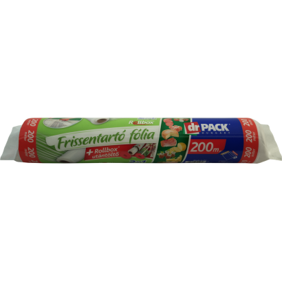 Frissentartó fólia rollbox utántöltő 200 m