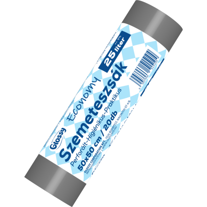 Glossy Economy szemeteszsák 25 l 20 db