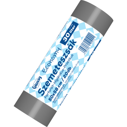 Glossy Economy szemeteszsák 30 l 20 db