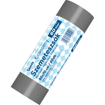 Glossy Economy szemeteszsák 60 l 20 db