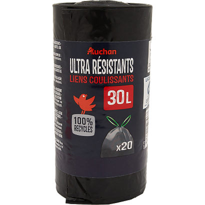 Auchan Kedvenc ultra res.szemetes 30 l 20 db