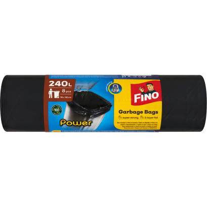 Fino Power 240 l-es szemeteszsák 8 db