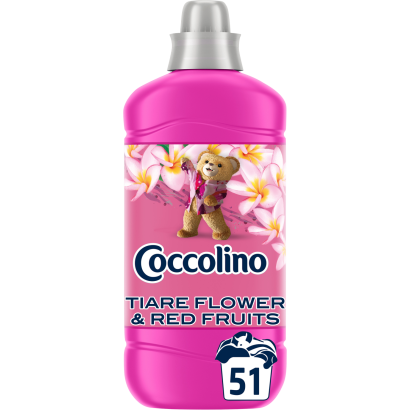 Coccolino Perfume & Care Tiare Flower & Red Fruits öblítőkoncentrátum 51 mosás 1275 ml