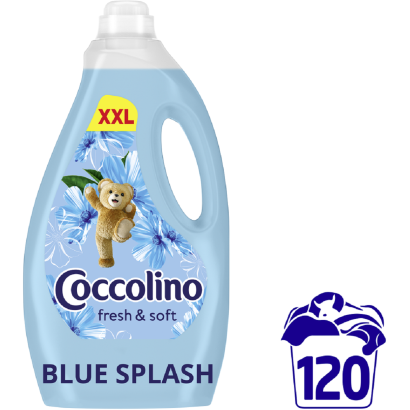Coccolino Fresh & Soft Blue Splash öblítőkoncentrátum 120 mosás 3000 ml
