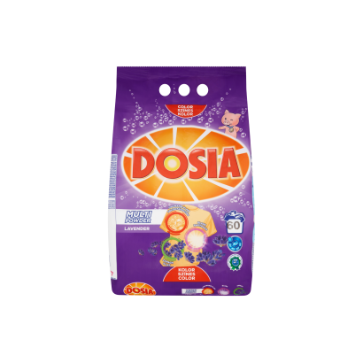 Dosia Multi Powder Levendula mosópor színes ruhákhoz 60 mosás 4,2 kg