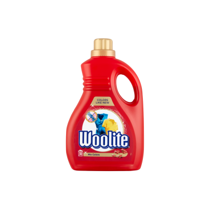 Woolite Mix Colors keratinos folyékony mosószer színes ruhákhoz 30 mosás 1,8 l