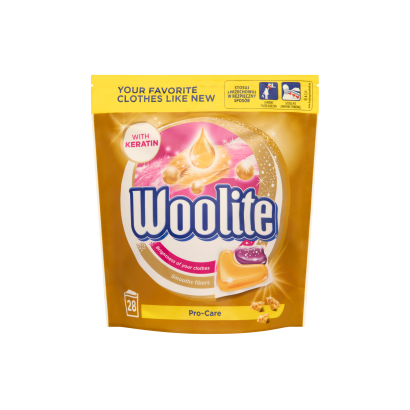 Woolite Pro-Care színvédő mosógélkapszula 28 db 616 g