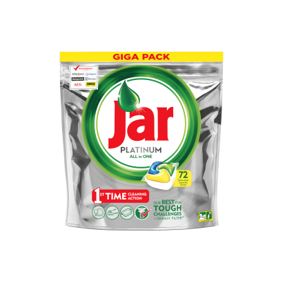 Jar Platinum Lemon Mosogatógép Kapszula 72 darabos kiszerelés