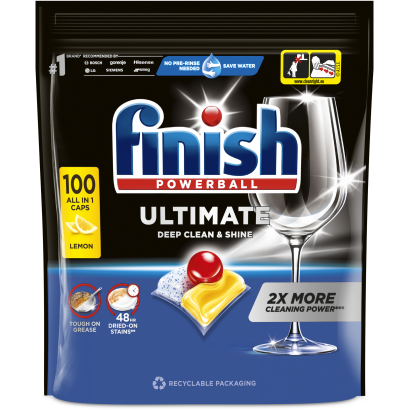 Finish Powerball Ultimate All in 1 Citrom mosogatógép kapszula 100 db 1,29 kg