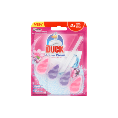 Duck Active Clean Dazzling Petals WC öblítő rúd 38,6 g