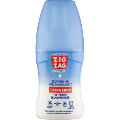 Zig Zag Repellent extra erős, szúnyog és kullancsriasztó testpermet 50 ml