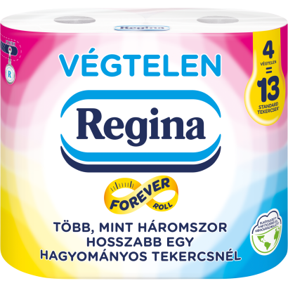 Regina Végtelen illatosított toalettpapír 2 rétegű 4 tekercs