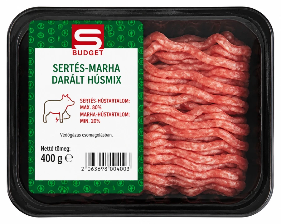 S-Budget sertés-marha darált húsmix