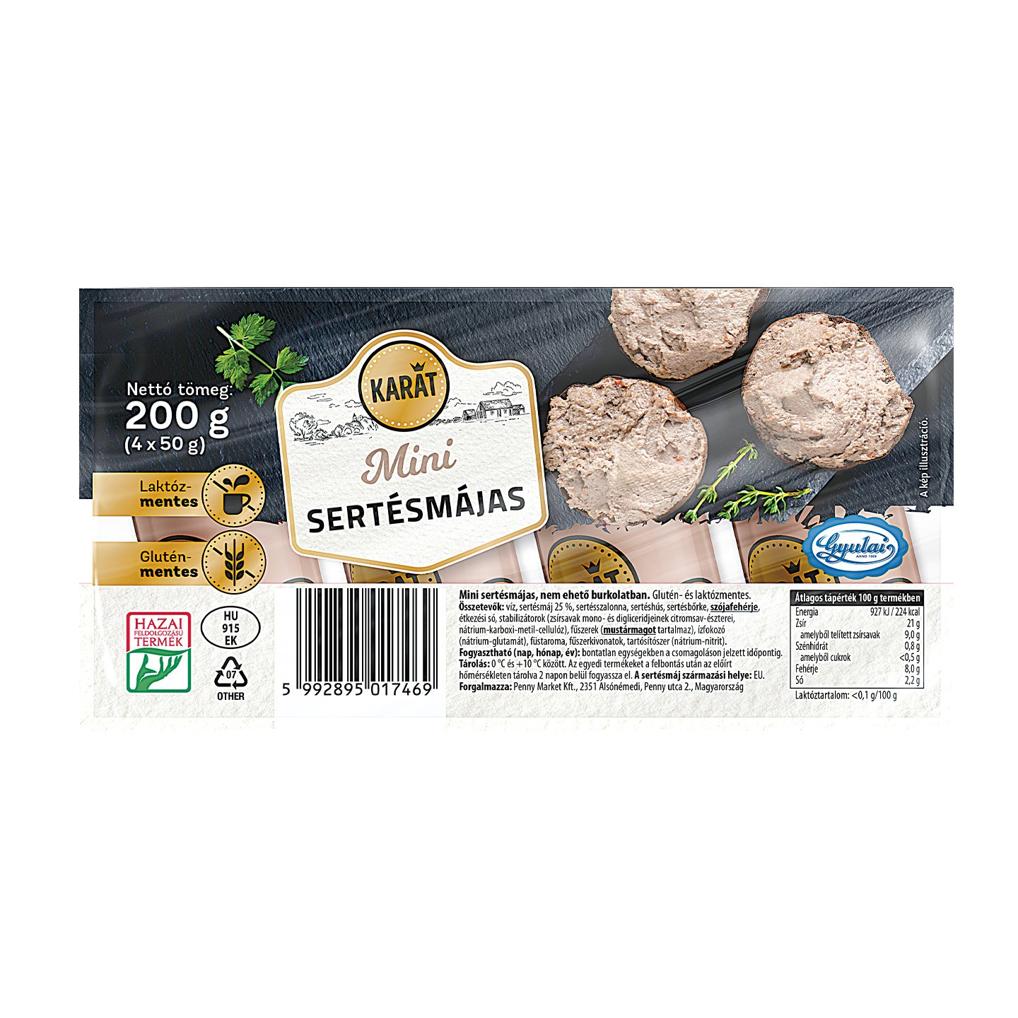 Karát Mini Sertésmájas
