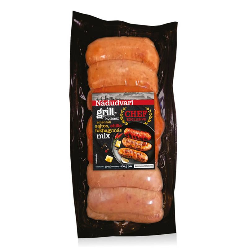 Grillkolbász-mix, 900 g