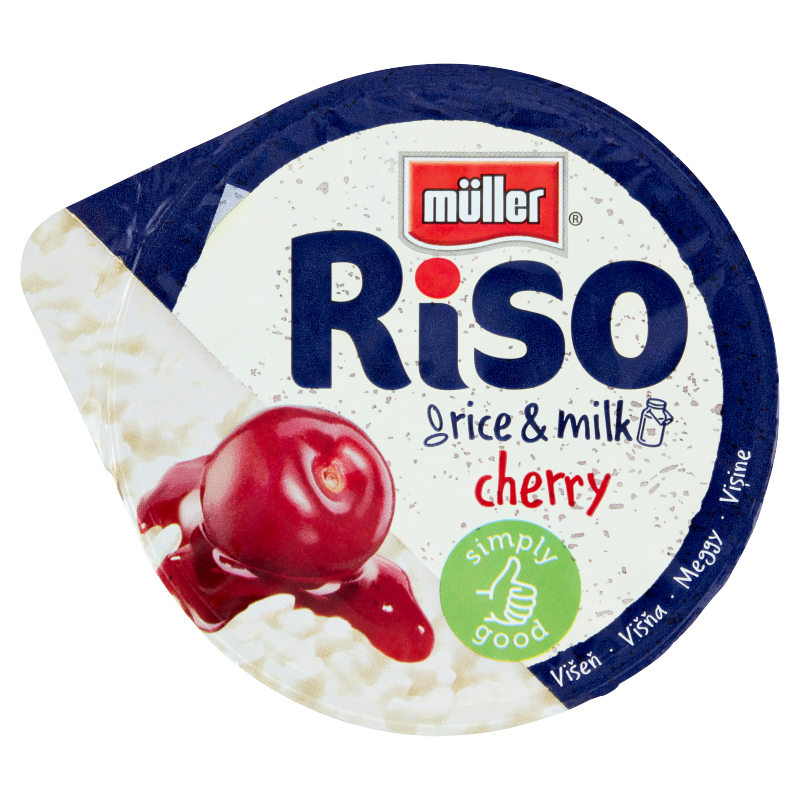 Müller Riso tejberizs desszert meggy készítménnyel 200 g