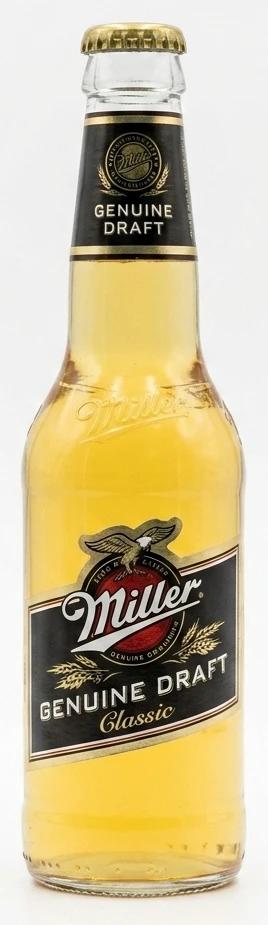 Miller Genuine Draft sör palackos Classic, Lime
