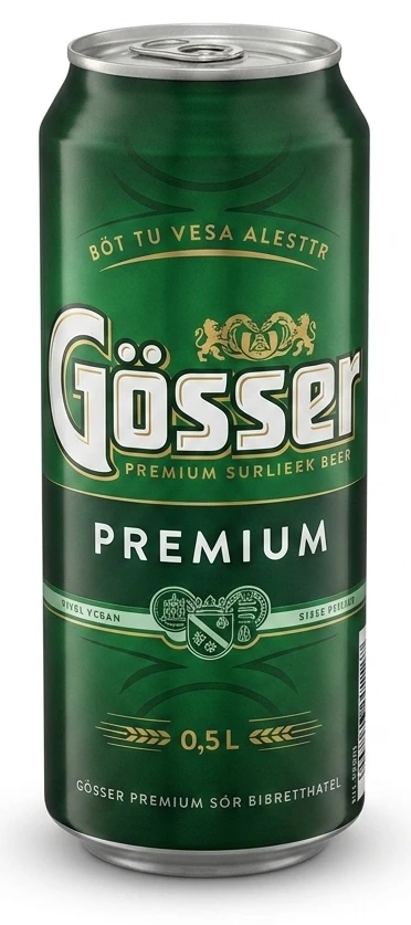 Gösser Premium sör dobozos