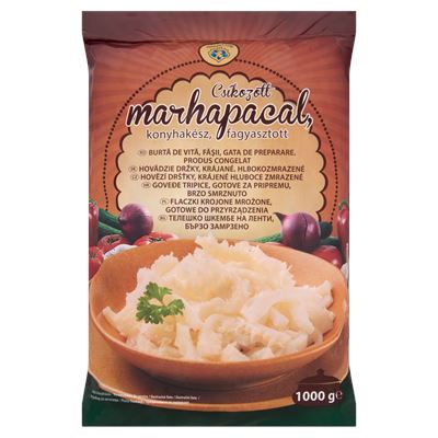 Fagyasztott Pacal Konyhakész Csíkozott 1 kg