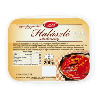 Classic Gyorsfagyasztott Halászlé Sűrítmény 200 g
