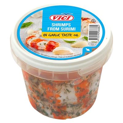 Vici garnélarák ízű surimi fokhagymás olajban 320 g