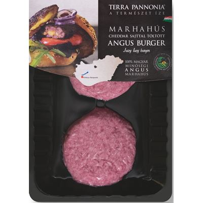 TERRA PANNONIA Angus Marha Sajtos Hamburgerhús pogácsa 350 g