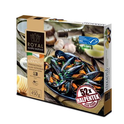 Royal Kékkagyló Fehérboros Szószban 450 g