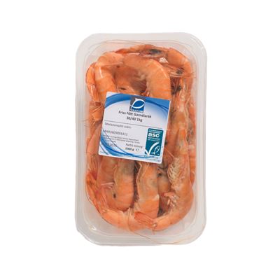 Friss Főtt Garnélarák 30/40 1kg