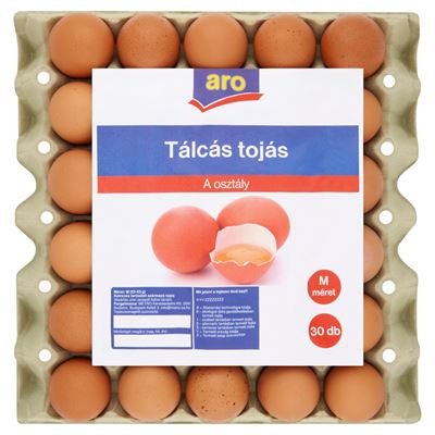 aro Tálcás Tojás M 30 db