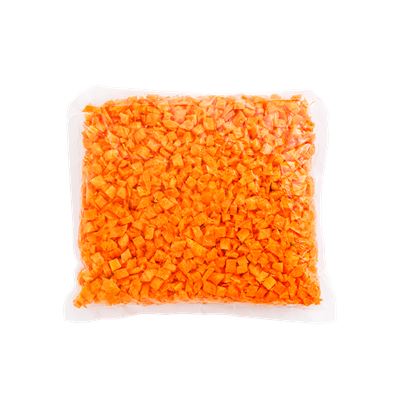 METRO Chef Tisztított Sárgarépa Kocka Védőgázas 1 kg