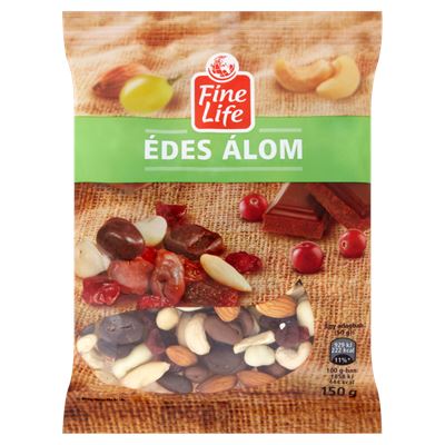 Fine Life Édes Álom Aszalt Gyümölcsök és Magok Keveréke 150 g