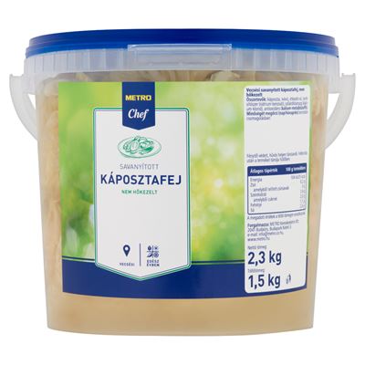 METRO Chef Vecsési Savanyított Káposztafej 1,5 kg