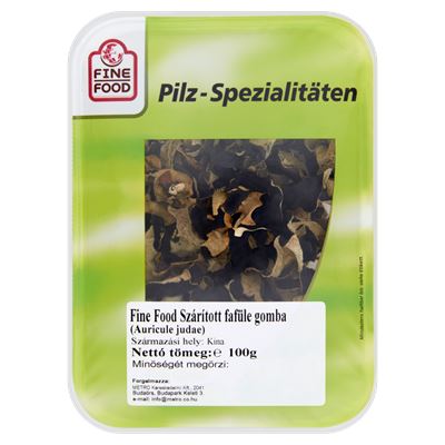 Szárított Fafüle Gomba Dobozban 100 g
