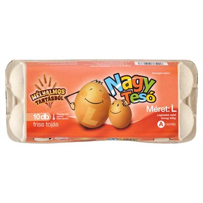 Nagy Tesó L méretű tojás 10 db