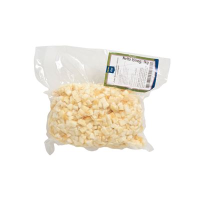 METRO Chef Tisztított Zeller Kocka Védőgázas 1 kg