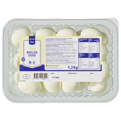 METRO Chef Főtt Pucolt Tojás 30 db