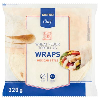 METRO Chef tortilla 20cm 8 x 40 g