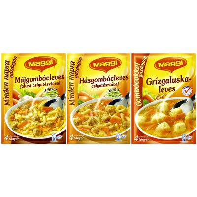 60G MAGGI MÁJGOMBÓCLEV. CSIGAT