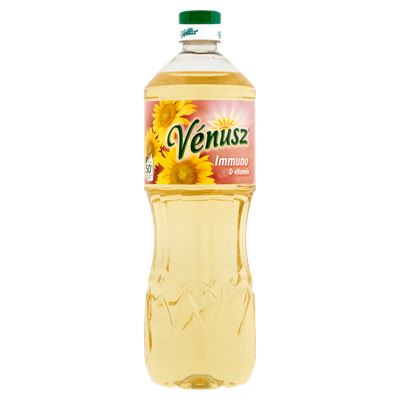 Vénusz Immuno Finomított Napraforgó - Étolaj Hozzáadott D-Vitaminnal 15 x 1 l