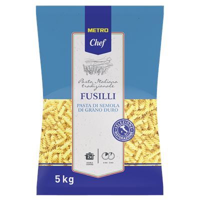 METRO Chef Fusilli Durumtészta 5 kg